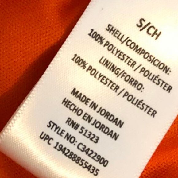 NWT VINCE CAMUTO 3-Tier Chiffon Balloon Sleeve Baby-doll Mini Dress Orange S - Picture 8 of 8